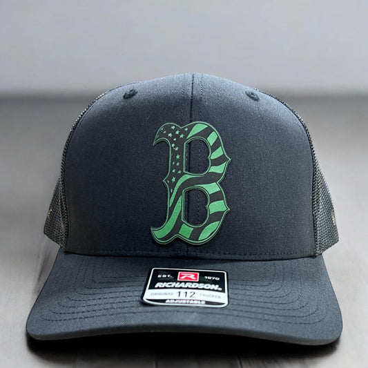 Red Sox Leather Patch Hat - The Howie Irish Edition