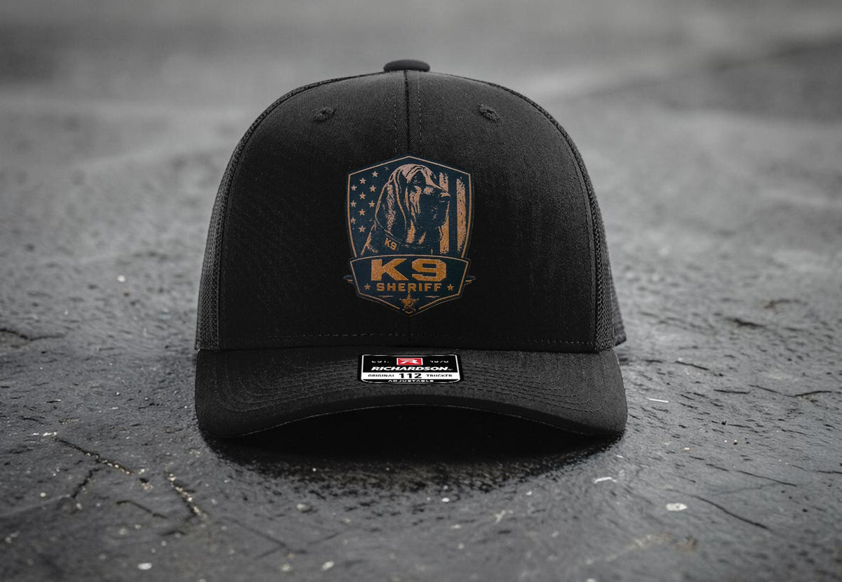 Custom K9 Leather Patch Hat