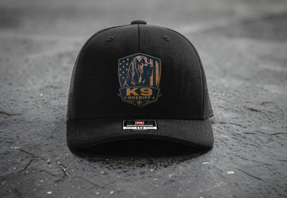 Custom K9 Leather Patch Hat