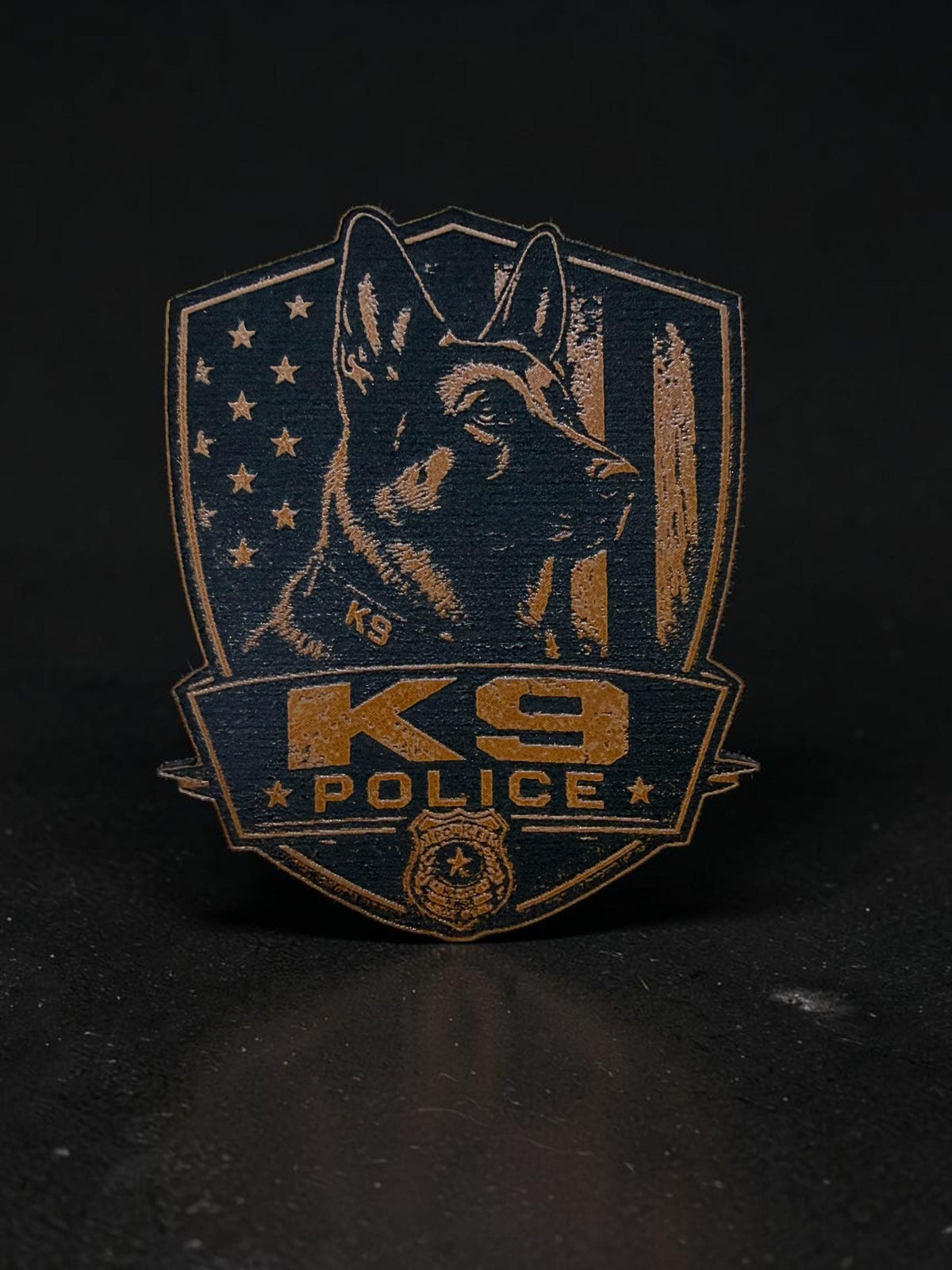 Custom K9 Leather Patch Hat