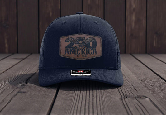 250th Anniversary Leather Patch Hat, American Pride Cap