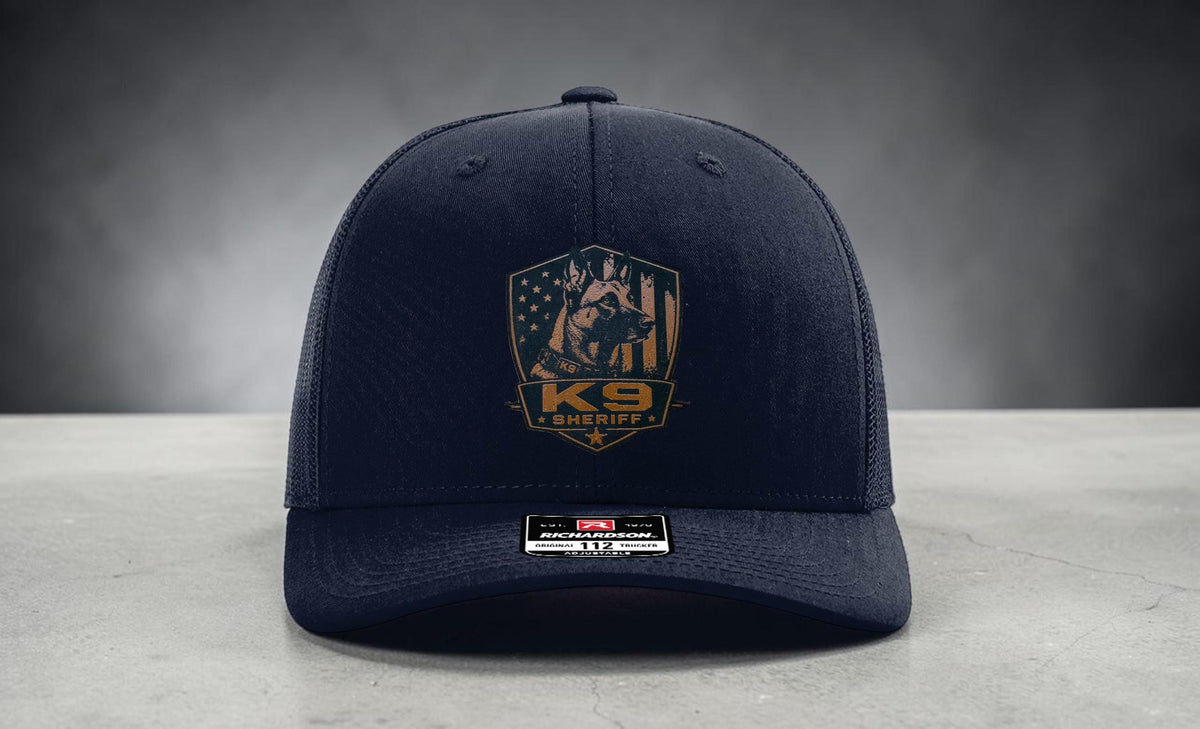 Custom K9 Leather Patch Hat