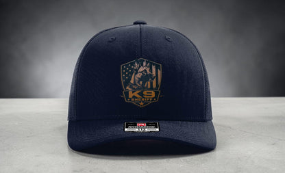 Custom K9 Leather Patch Hat