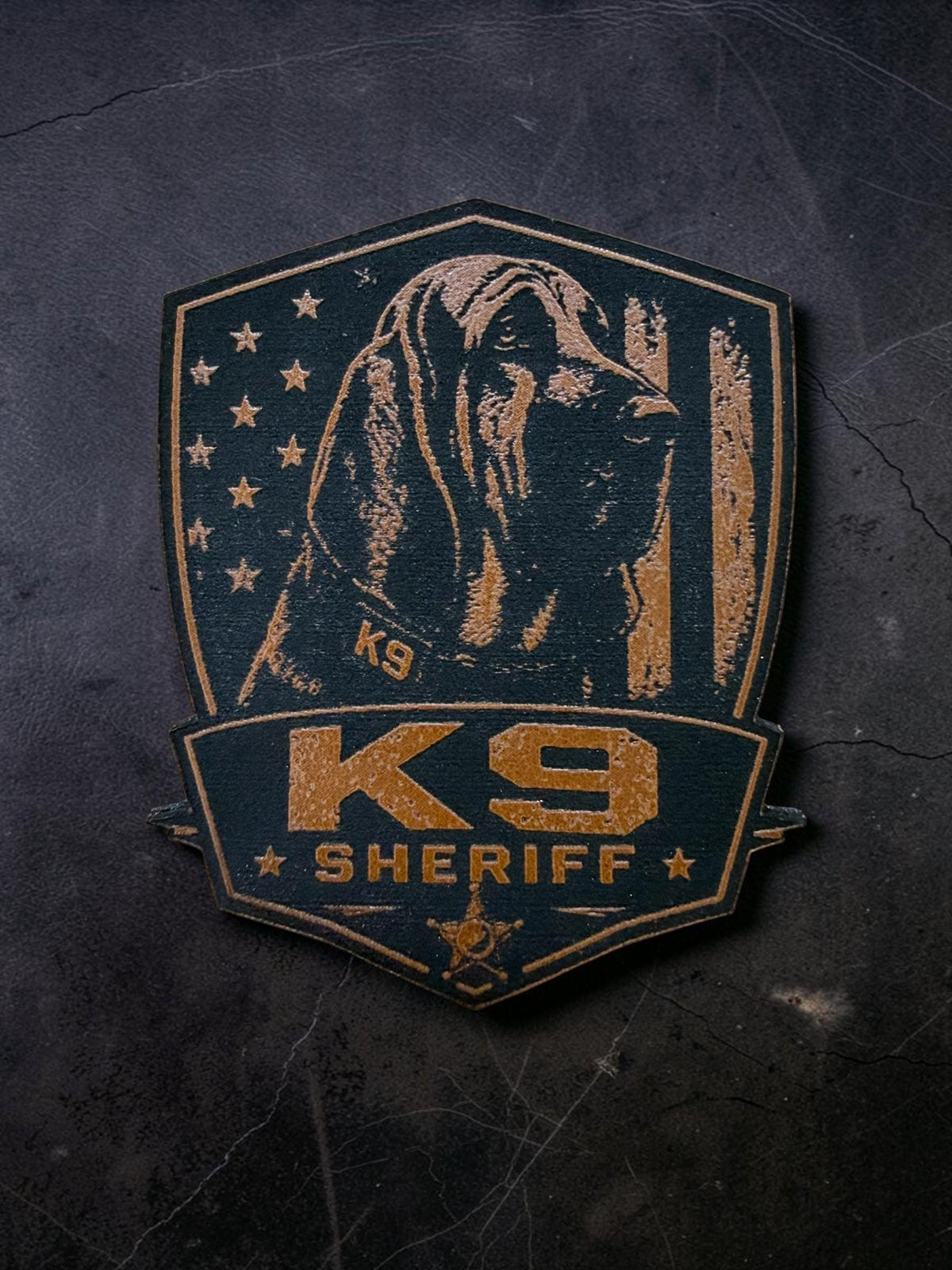 Custom K9 Leather Patch Hat