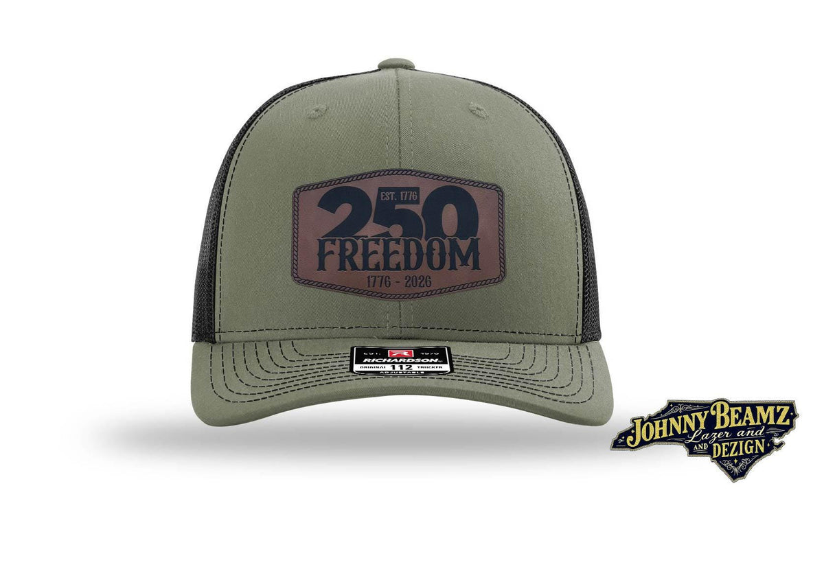 250th Anniversary Leather Patch Hat, American Pride Cap