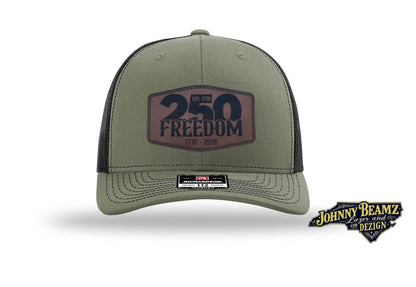 250th Anniversary Leather Patch Hat, American Pride Cap