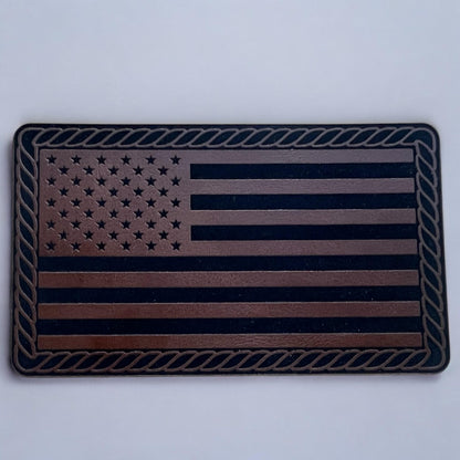 Richardson American Flag Patch Hat, Leatherette USA Cap