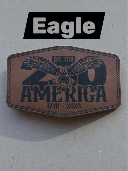 250th Anniversary Leather Patch Hat, American Pride Cap