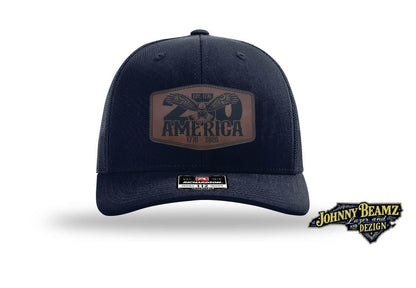 250th Anniversary Leather Patch Hat, American Pride Cap