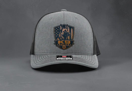 Custom K9 Leather Patch Hat