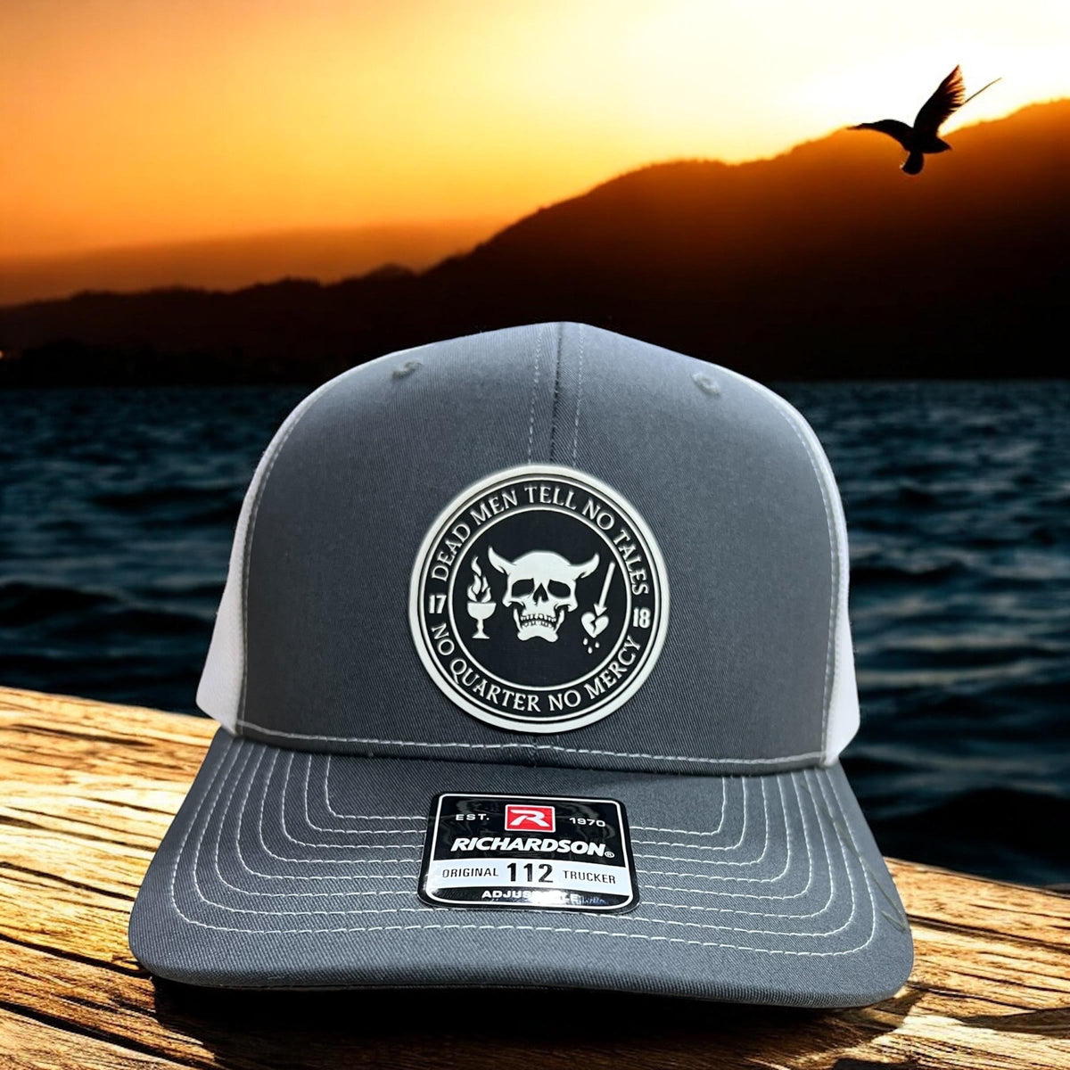Blackbeard Pirate Patch Hat, Nautical Adventure Cap