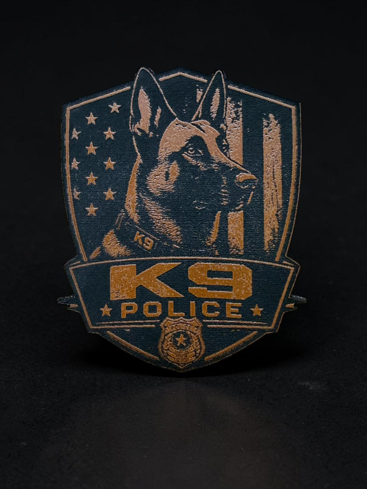 Custom K9 Leather Patch Hat